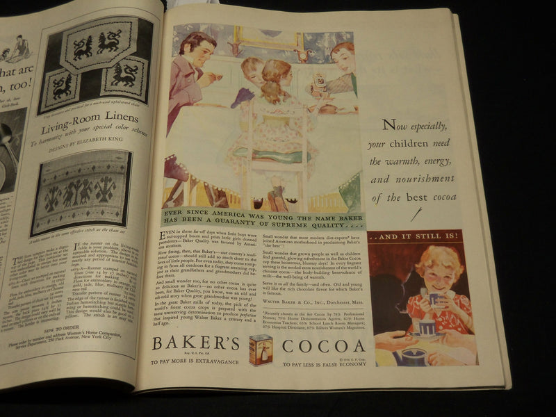 1930 FEBRUARY WOMAN'S HOME COMPANION MAGAZINE - GREAT ADS - ST 4878C