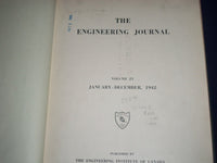 1942 THE ENGINEERING JOURNAL BOUND VOLUME NO. 25 - NICE ADS + COVERS - KD 1405