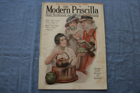 1919 JUNE THE MODERN PRISCILLA MAGAZINE - TWO UNUSUAL STORIES NUMBER - SP 4782O