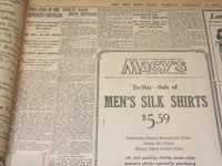 1919 FEBRUARY 11 NEW YORK TIMES - THREAT TO PEACE CONFERENCE - NT 7964