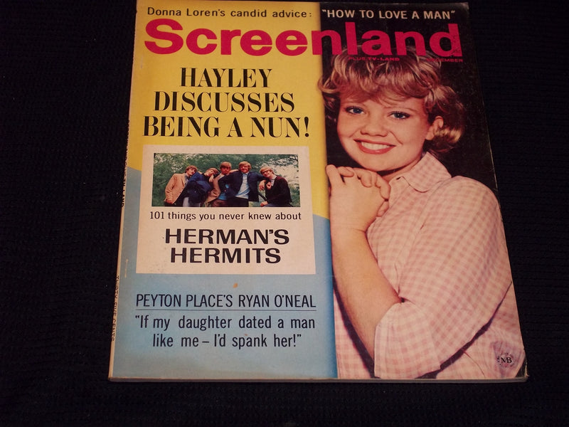 1965 DECEMBER SCREENLAND PLUS TV LAND MAGAZINE - HAYLEY MILLS - E 13545