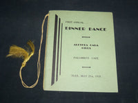 1935 ALETHEA CARA GIRLS DINNER DANCE PROGRAM - PHILADELPHIA - J 8738