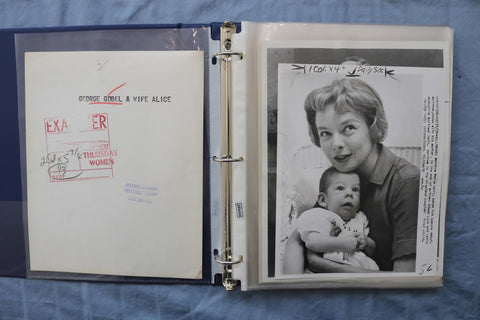 1960'S MOVIE PHOTOS FROM NEWSPAPER FILES, IN PLASTIC - 41 PHOTOS - #121