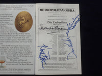 1981 NOV 10 DIE ZAUBERFLOTE SIGNED PROGRAM - KATHLEEN BATTLE-T. ALLEN-D. KUEBLER
