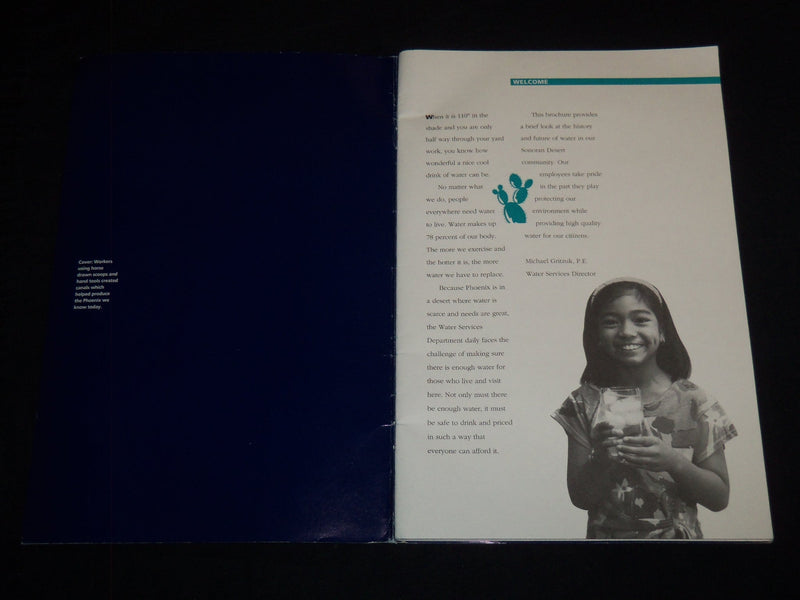 1990'S PHOENIX WATER PAST TO PRESENT BROCHURE - J 8800