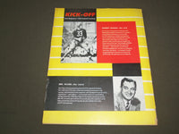 1956 REAL MAGAZINE'S COLLEGE FOOTBALL KICK-OFF MAGAZINE - JIM SWINK - SP 9781