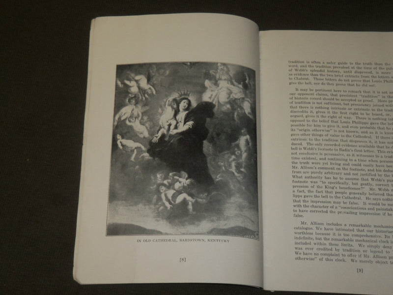 1926 JANUARY THE CURIOUS LEGEND OF LOUIS PHILLIPPE IN KENTUCKY BOOK - J 3558