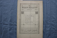 1917-1920 THE WILSON BULLETIN - THE SCHOOL LIBRARY NUMBER - LOT OF 4 - K 2966