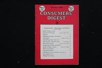 1939 JANUARY CONSUMERS' DIGEST MAGAZINE - COD-LIVEF OIL COVER - K 396