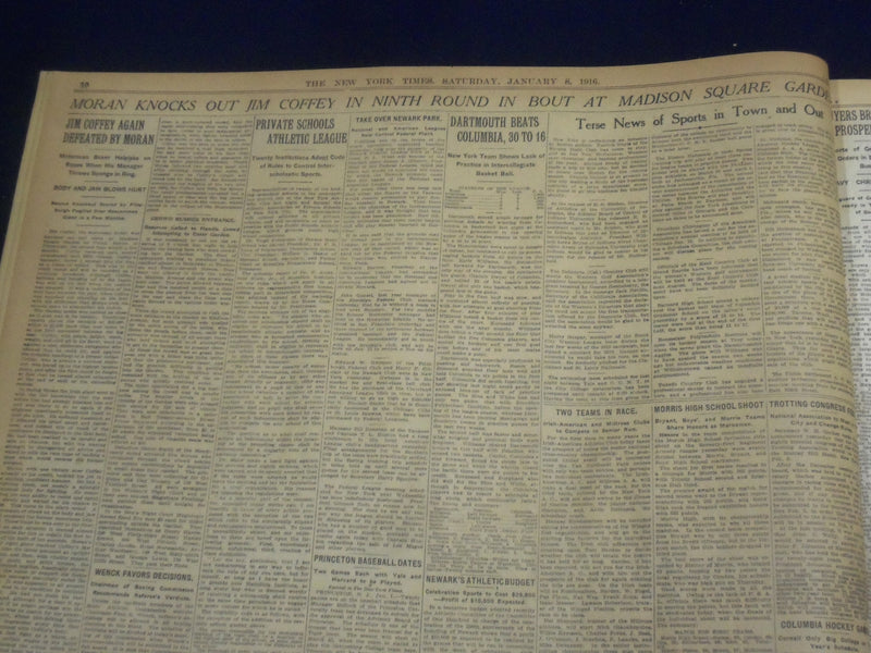 1916 JANUARY 8 NEW YORK TIMES - YOUNGSTOWN SET AFIRE, 3 KILLED - NT 9055