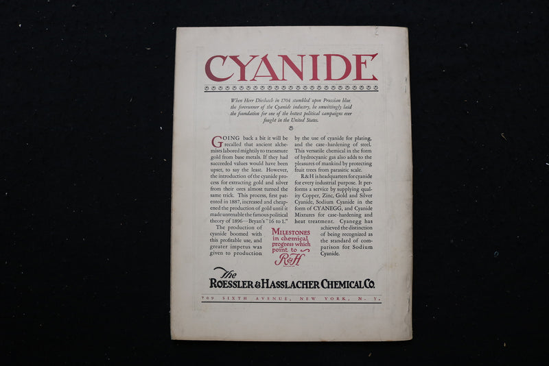 1928 NOVEMBER CHEMICAL MARKETS MAGAZINE - CARBON TETRACHLORIDE COVER - SP 4189Y