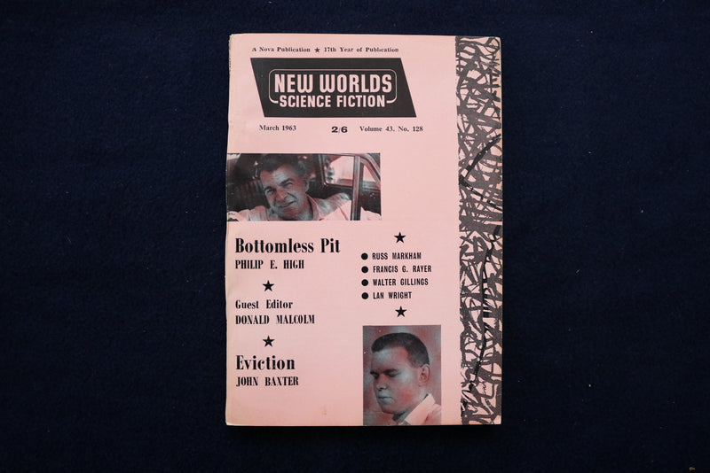 1963 MARCH NEW WORLDS SOFTCOVER DIGEST MAGAZINE - VOLUME 43, NUMBER 128 - K 453