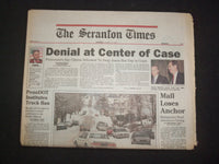 1999 JAN 16 THE SCRANTON TIMES NEWSPAPER -CLINTON DENIAL CENTER OF CASE- NP 8407