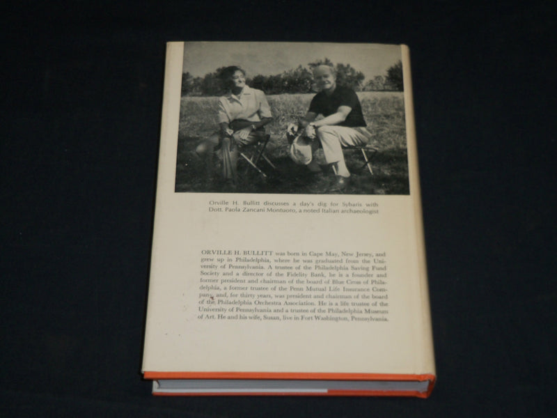 1969 SEARCH FOR SYBARIS BOOK INSCRIBED BY ORVILLE BULLITT - FIRST EDITION- D 498