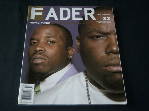 2005 SEPTEMBER FADER MAGAZINE NO. 32 - BIG BOI & KILLER MIKE COVER - RC 1354