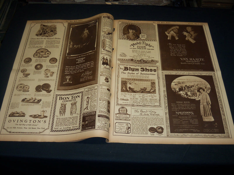 1920 MAY 9 NEW YORK TIMES PICTURE SECTION NO. 4 & 5 - PENN RELAY - NT 8795