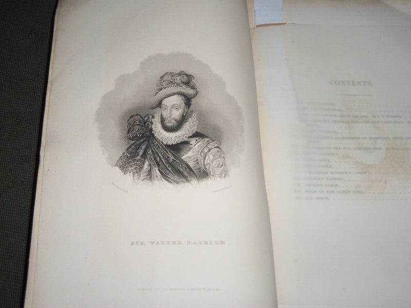 1847 JULY THE AMERICAN LITERARY MAGAZINE VOL 1 NO. 1 - WALTER RALEIGH - J 2787