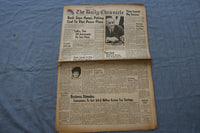 1965 JUNE 18 THE DAILY CHRONICLE NEWSPAPER -HANOI, PEKING COOL TO PEACE- NP 8526