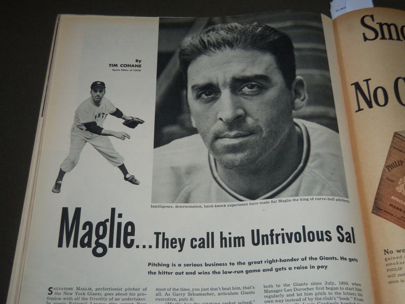 1952 JULY 29 LOOK MAGAZINE - SAL MAGLIE COVER - ST 5091