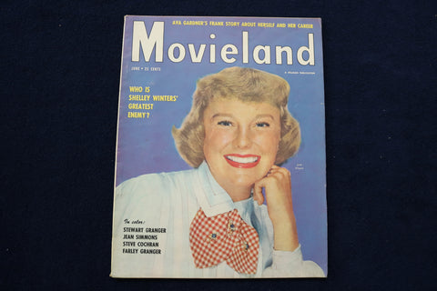 1951 JUNE MOVIELAND MAGAZINE - JUNE ALLYSON COVER - E 12874