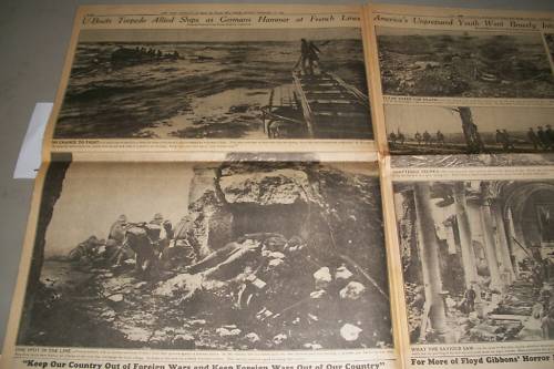 1934 FEBRUARY 18 MARCH OF EVENTS NEW YORK AMERICAN NEWSPAPER F. GIBBONS - NP 677