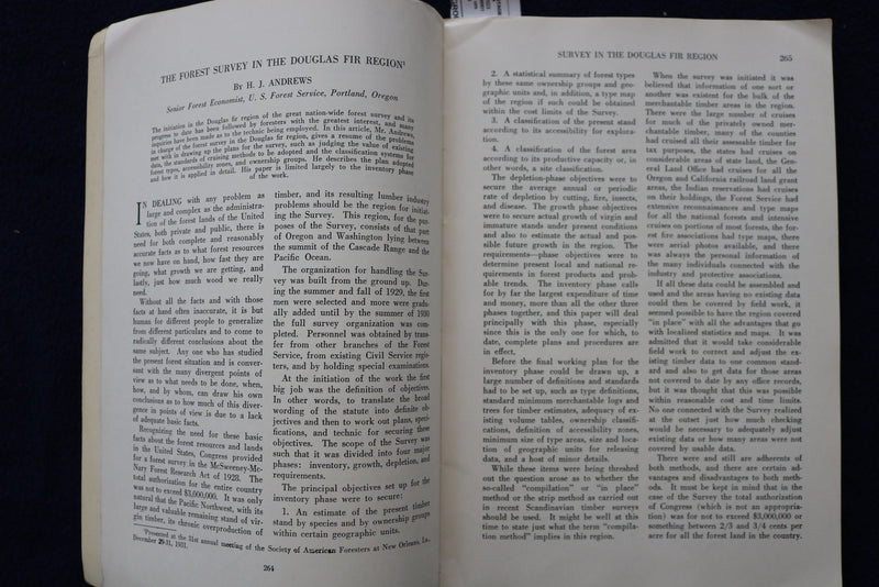 1932 JOURNAL OF FORESTRY SOFTCOVER BOOKS - LOT OF 2 - K 1471