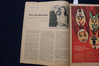 1967 ARIL 2 SUNDAY NEWS COLOROTO MAGAZINE - JESSICA WALTER - STREISAND - E 23220