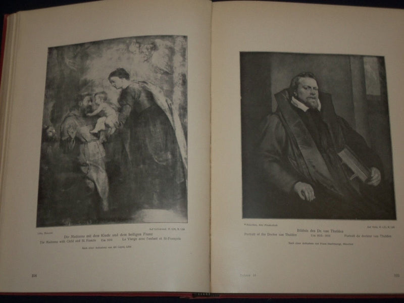 1905 P. P. RUBENS DES MEISTERS GEMALDE GERMAN BOOK BY ADOLF ROSENBERG - KD 965