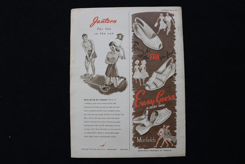 1948 MAY 8 PICTUREGOER MAGAZINE - JACK WARNER COVER - E 25983