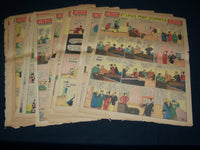 1928-1932 ST. LOUIS POST DISPATCH COLOR COMIC FRONT PAGES LOT OF 29 - NTL 82J