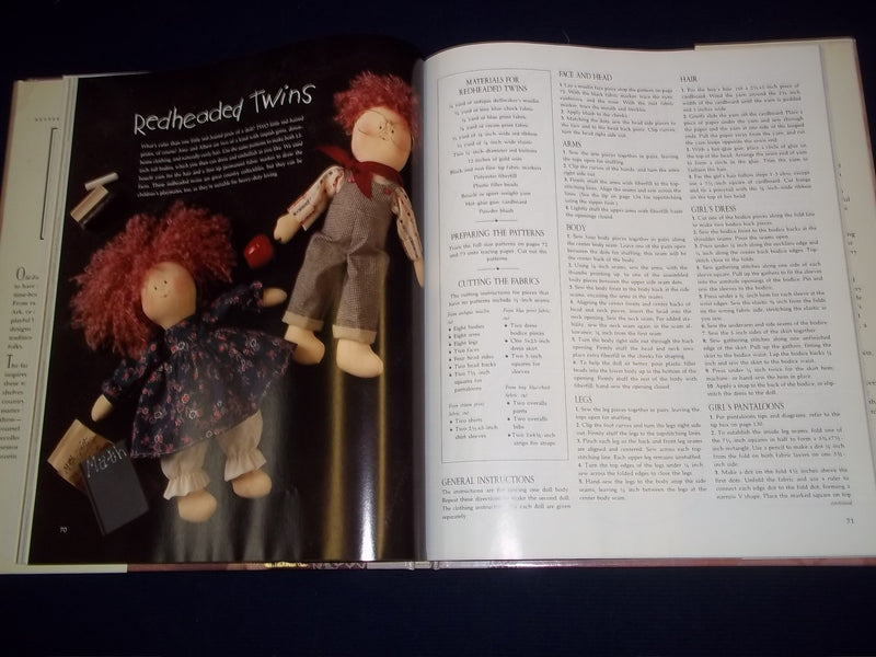 1992 OLD FASHIONED DOLLS AND TOYS BOOK BY BETTER HOMES & GARDEN - CRAFT - KD 539