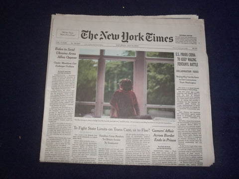 2023 JULY 8 NEW YORK TIMES - U.S. PRODS CHINA TO KEEP WAGING FENTANYL BATTLE