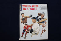 1958 WHO'S WHO IN SPORTS MAGAZINE - MANTLE-SUGAR RAY ROBINSON COVER - E 11884
