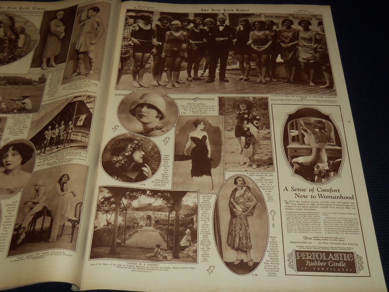 1925 AUGUST 2 NEW YORK TIMES PICTURE SECTION - BRYANS'S LAST PHOTO - NT 9484
