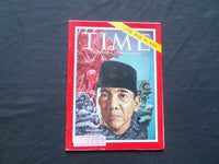 1958 MARCH 10 TIME MAGAZINE - INDONESIA'S SUKARNO - T 1628