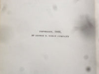 1922 THE CATHEDRAL HARDCOVER BOOK BY HUGH WALPOLE - KD 9035