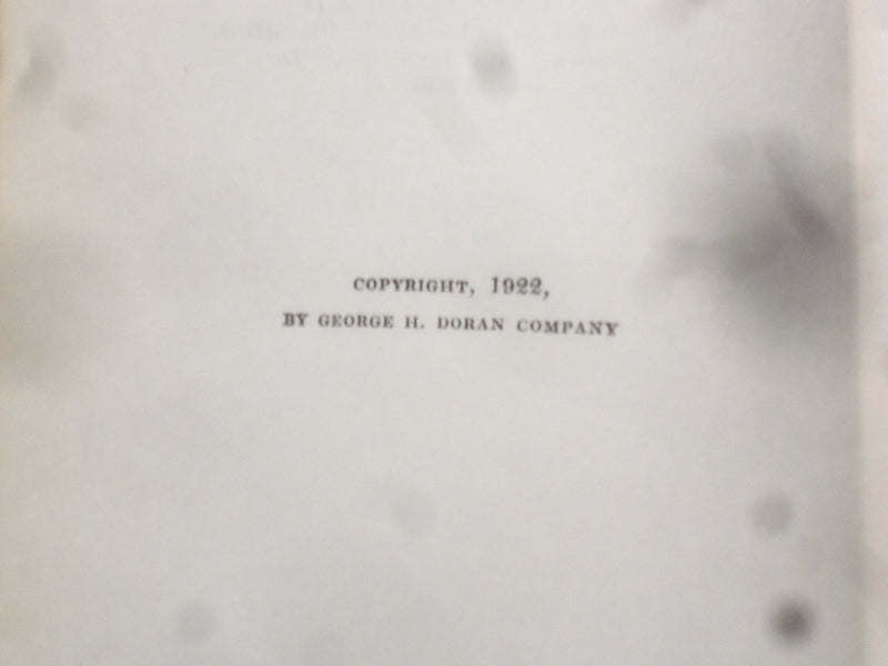 1922 THE CATHEDRAL HARDCOVER BOOK BY HUGH WALPOLE - KD 9035