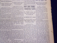 1933 JANUARY 20 NEW YORK TIMES - HUEY LONG, ROOSEVELT TALK - NT 3862