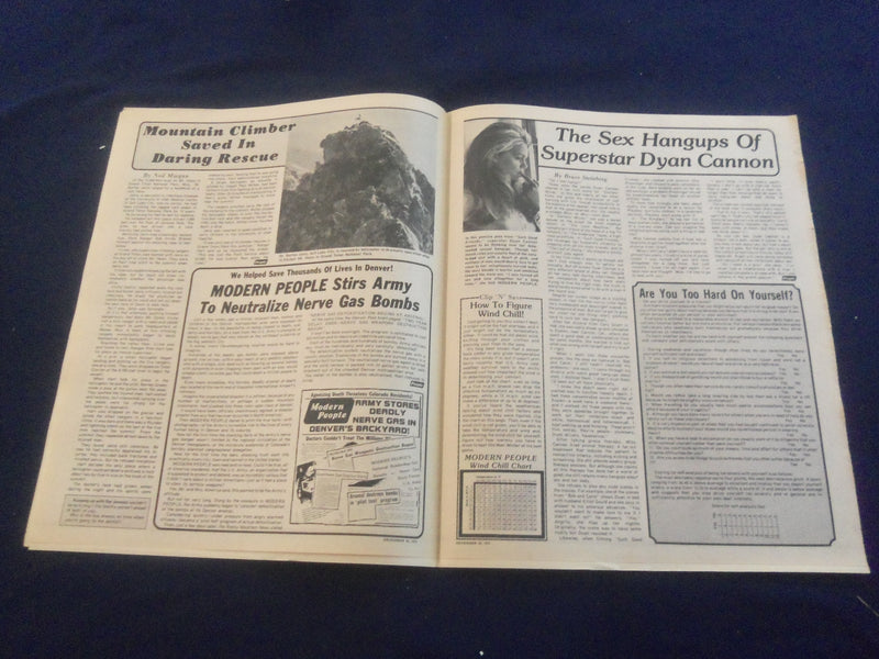 1973 DECEMBER 30 MODERN PEOPLE NEWSPAPER- JFK VICTIM OF RIGHT-WING PLOT- NP 5684