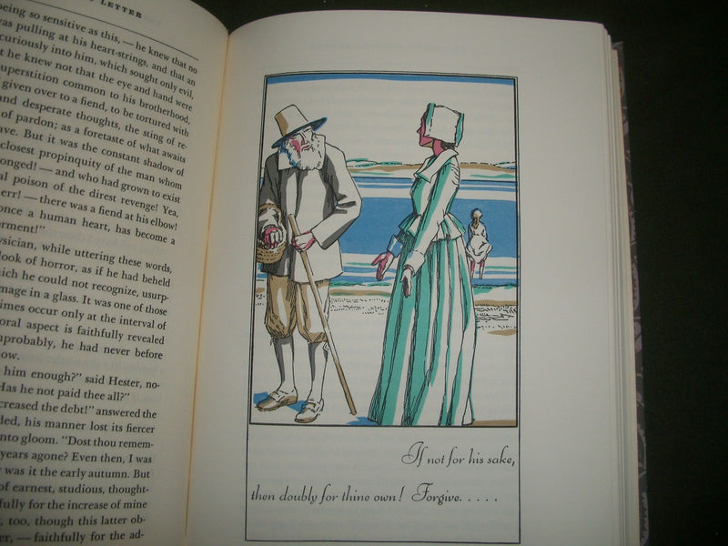 1946 SCARLET LETTER BOOK BY NATHANIEL HAWTHRONE WITH SLIP CASE - KD 596
