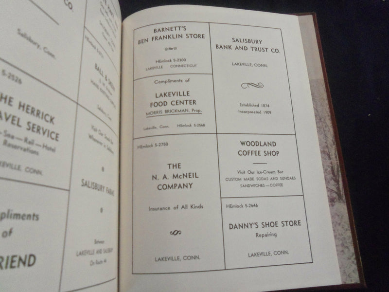 1955 THE PILLAR SALISBURY SCHOOL YEARBOOK - SALISBURY, CONNECTICUT - YB 2618
