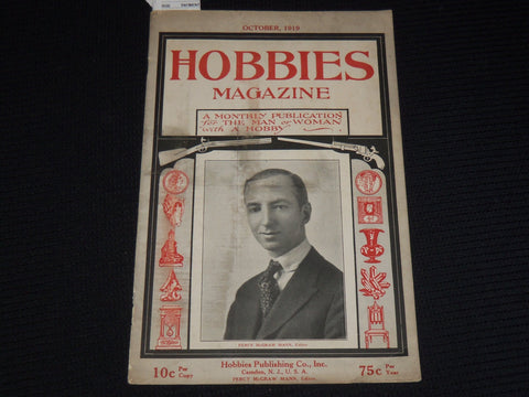 1919 OCTOBER HOBBIES MAGAZINE - PERCY MCGRAW MANN - VOLUME 2 NO. 1 - SP 4863A