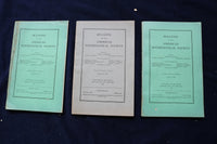 1931-1936 AMERICAN MATHEMATICAL SOCIETY BULLETIN MAGAZINE - LOT OF 18 - O 3584