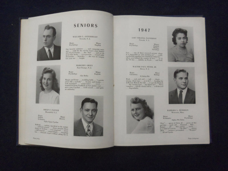 1947 UPSALITE UPSALA COLLEGE YEARBOOK - EAST ORANGE, NEW JERSEY - YB 3074