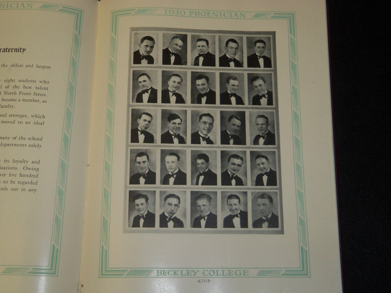 1930 THE PHOENICIAN BECKLEY COLLEGE YEARBOOK - HARRISBURG PENNSYLVANIA - YB 1878