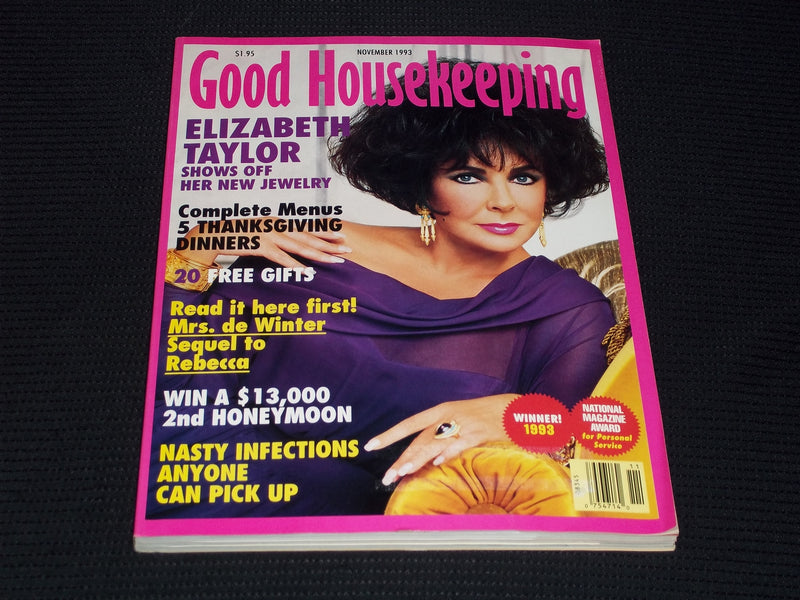 1993 NOVEMBER GOOD HOUSEKEEPING MAGAZINE - LIZ TAYLOR FRONT COVER - E 13741