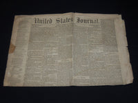 1855 OCTOBER UNITED STATES JOURNAL NEWSPAPER VOLUME 6 NO. 12 - NP 3878P