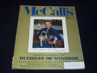 1956 MARCH MCCALL'S MAGAZINE - DUCHESS OF WINDSOR FRONT COVER - E 20255