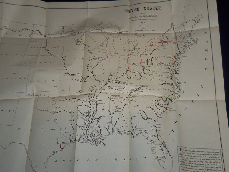 1909 TRANSPORTATION BY WATER IN THE U. S. REPORT PART 1 - WASHINGTON - KD 2759G