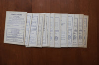 1944-1946 JUST BUTTONS MAGAZINE - LOT OF 13 - O 3925